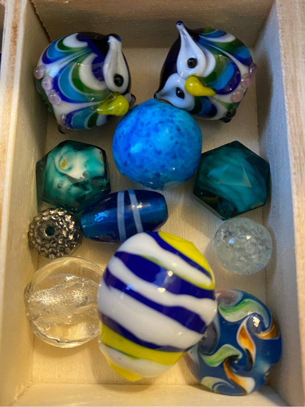 Bead Lot Natural Stone Beads Glass Beads Shell Bead Lot - Picture 7 of 12